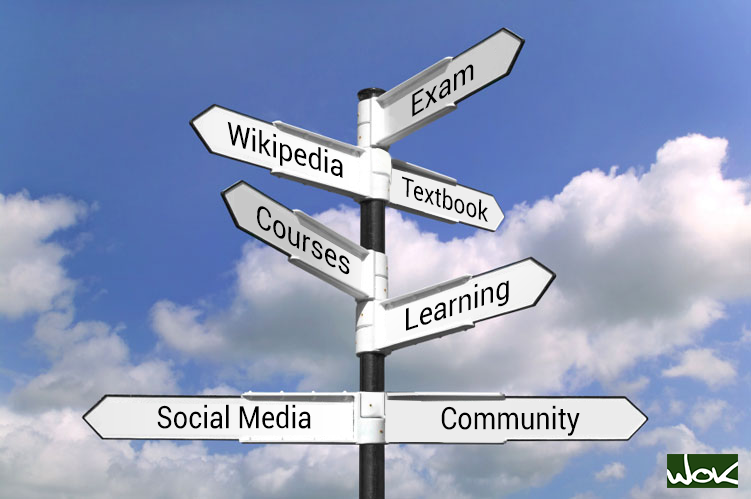 WC intersection 7 exam Wikipedia tetxbook courses community socialmedia learning 171101c